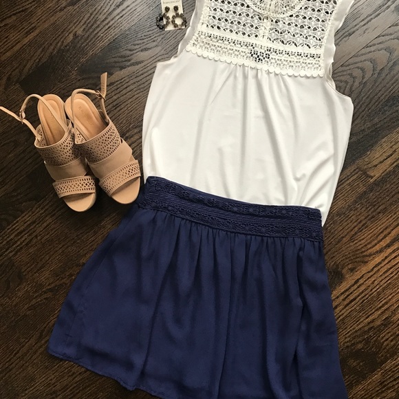 Francesca's Collections Dresses & Skirts - Navy Blue Skirt